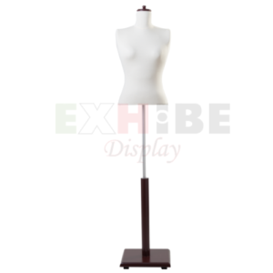 maniquíe busto de mujer corto con base. mod. ew-fc.