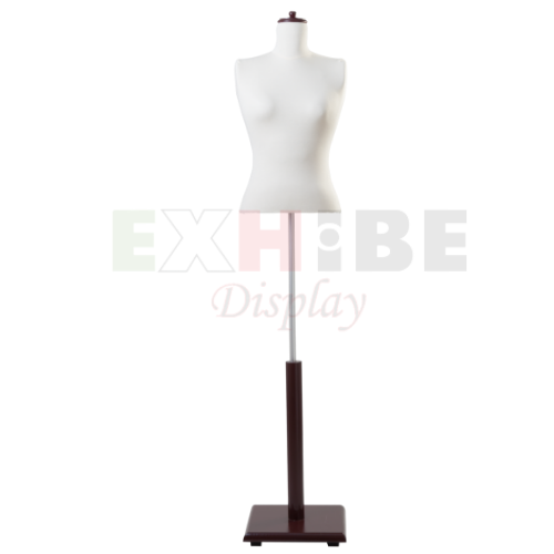 maniquíe busto de mujer corto con base. mod. ew-fc.